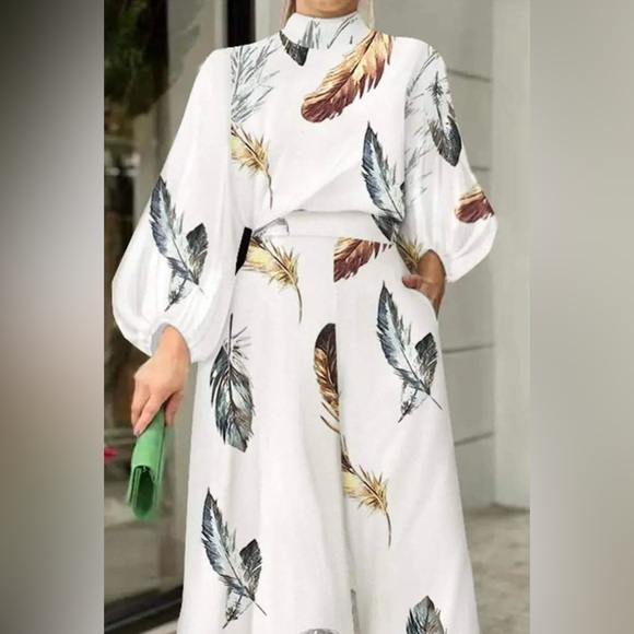 Pants - 💋Boutique | Feather Me Not Jumpsuit Size Medium